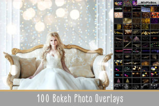 100 Bokeh Photo Overlays Layer Styles