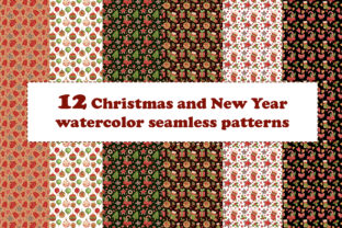 12 Christmas and New Year Patterns for Seasonal Branding