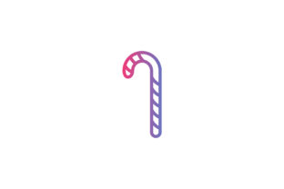 Christmas Chocolate Line Art Vector Icon