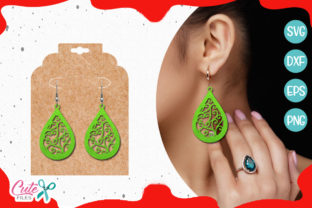 Christmas Earring Template for Crafts