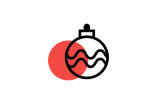 Christmas Light Modern Vector Icon