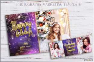 Christmas Mini Session Template Facebook for Print Templates
