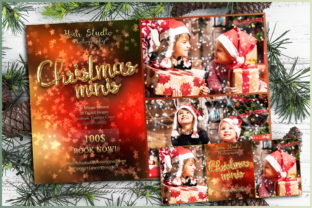 Christmas Minis, Mini Session Facebook for Print Templates
