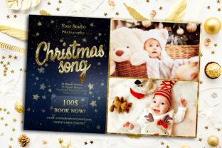 Christmas Song Mini Session Template for Print Templates