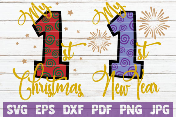My First Christmas New Year Crafts