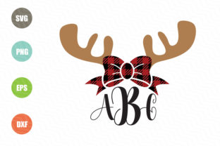 Reindeer Monogram for Crafts