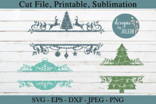 Split Christmas Designs for Crafts